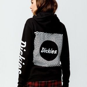 RARE DICKIES Check Swirl Hoodie